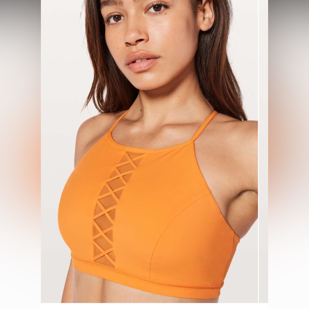 Lululemon Shoreline Top Vivid Amber size 2 S76
